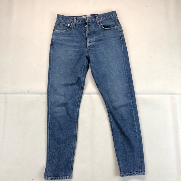 Agolde Denim - Agolde High Rise Button Fly Jeans SZ 26